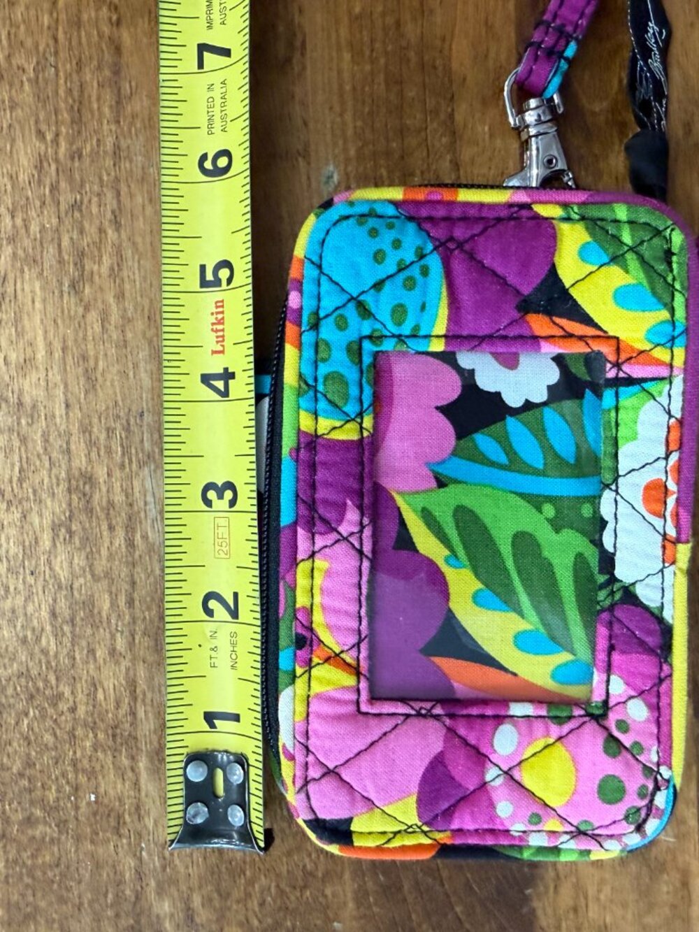 Vera Bradley Wristlet Wallet, Retired "Va Va Voom" Pattern, NWOT - Picture 14 of 15